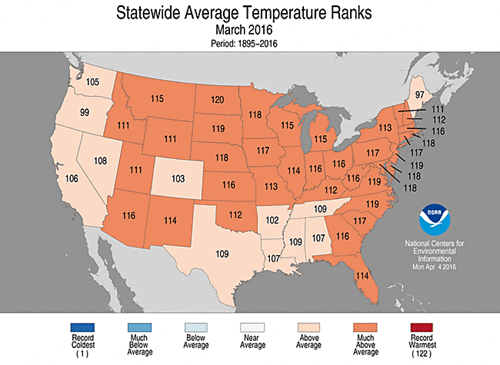 201603 Statewide Average Temperature Ranks.gif