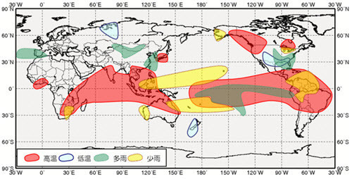 El Nino typical effects 2015-10-18.jpg