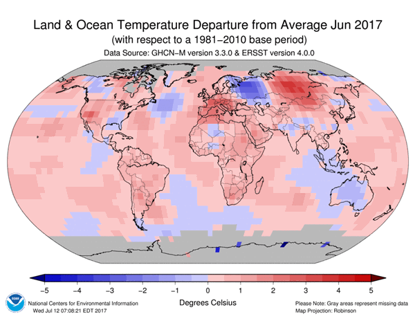 Land and Ocean Temp Departure from Average 201706.gif